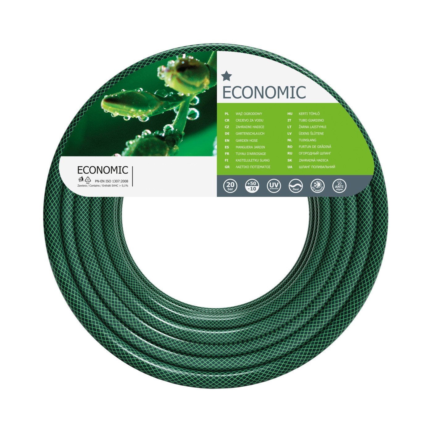 CELLFAST Hadice zahradní na vodu 3/4", 50m ECONOMIC