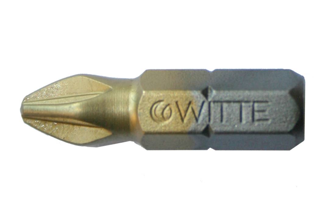 WITTE bit PH1x25mm TiN