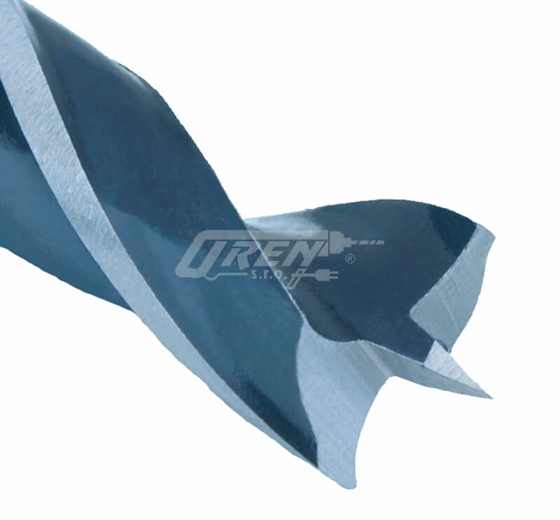 OREN Spirálový vrták do dřeva z CV ocele, válcovaný 25 x 160mm - Obrázek 2