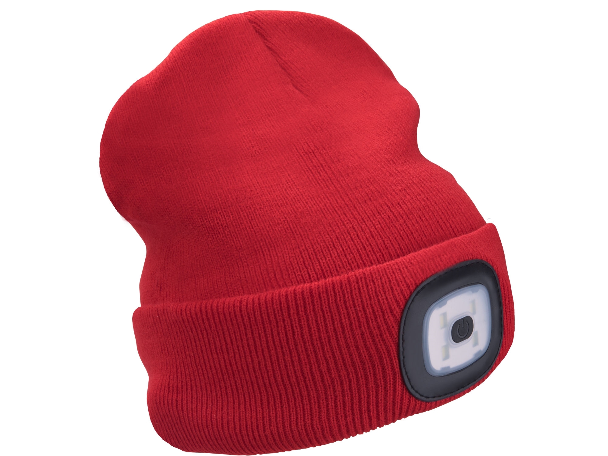 EXTOL LIGHT čepice s čelovkou, nabíjecí, USB, červená, univerzální velikost 43197