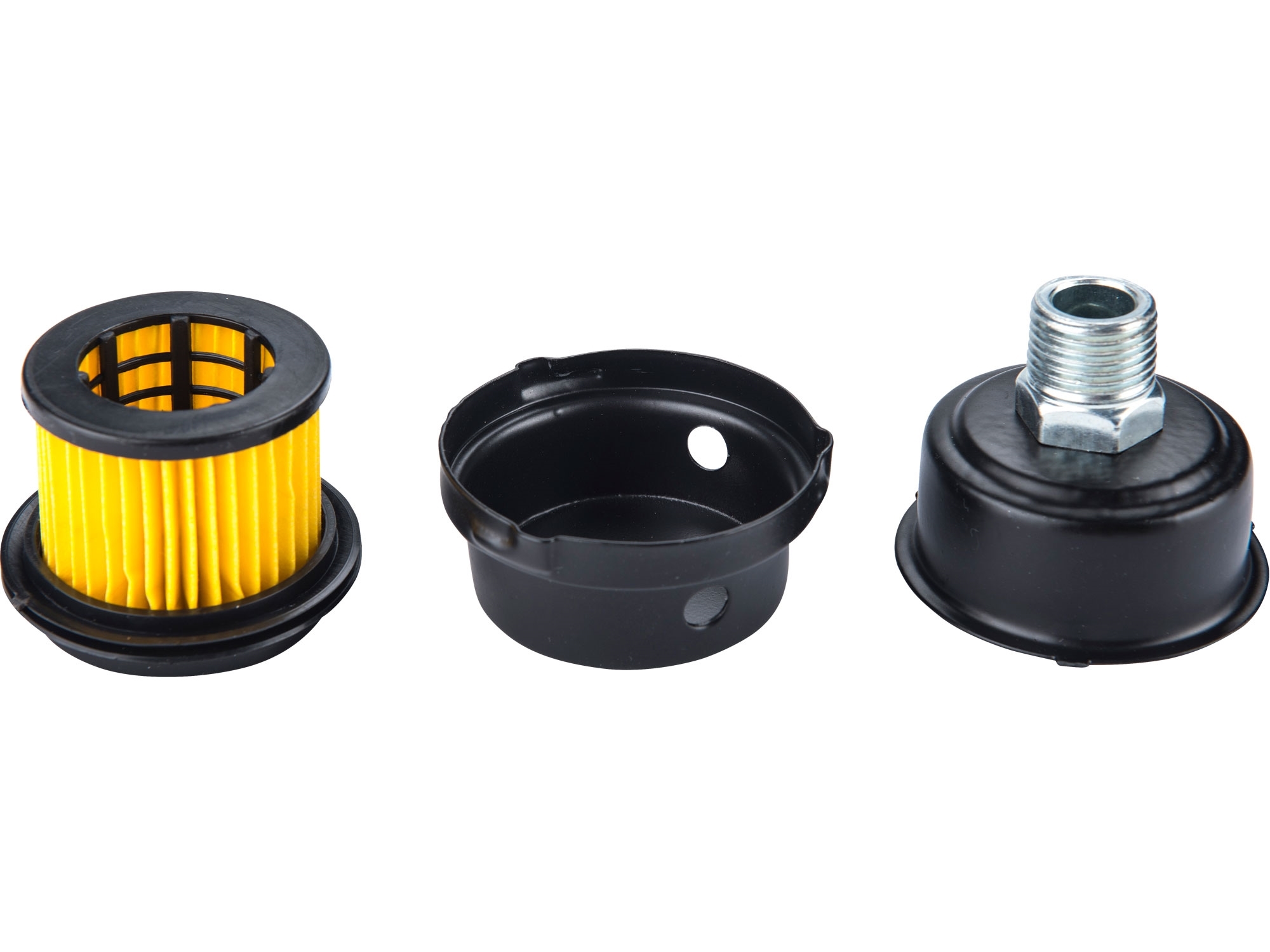 Vzduchový filtr pro kompresor 65mm, závit M20, celokovové provedení - Obrázek 2