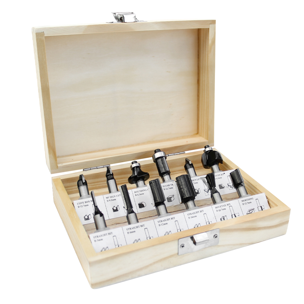 PROCRAFT Frézka horní 8mm 1200W + sada fréz POB1700 - Obrázek 2