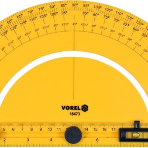 VOREL Úhloměr s vodováhou 250 mm