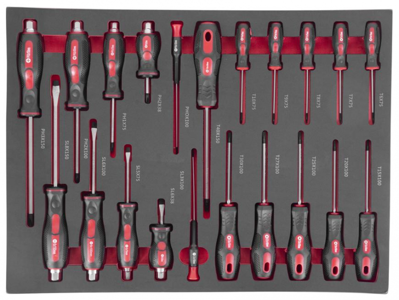 STREND PRO Dílenský vozík s nářadím 249ks Automechanik, vybavený, 7 zásuvek - Obrázek 5