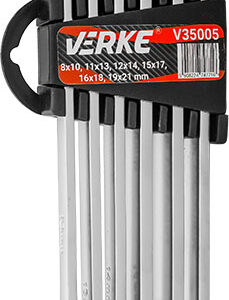 VERKE Očkové klíče prodloužené, rovné 8-21mm sada 6ks V35005