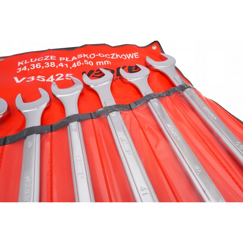 VERKE PREMIUM Klíče očkoploché sada 6 kusů 34-50mm V35425 - Obrázek 3
