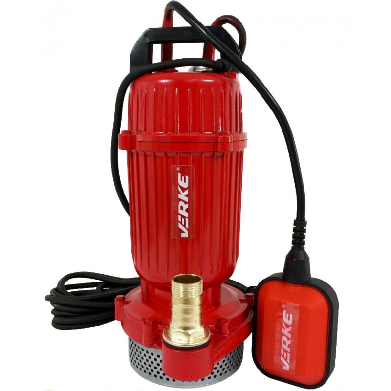 VERKE Ponorné kalové čerpadlo 1" QDX-0,37kW výtlak 14m, s plovákem V60021