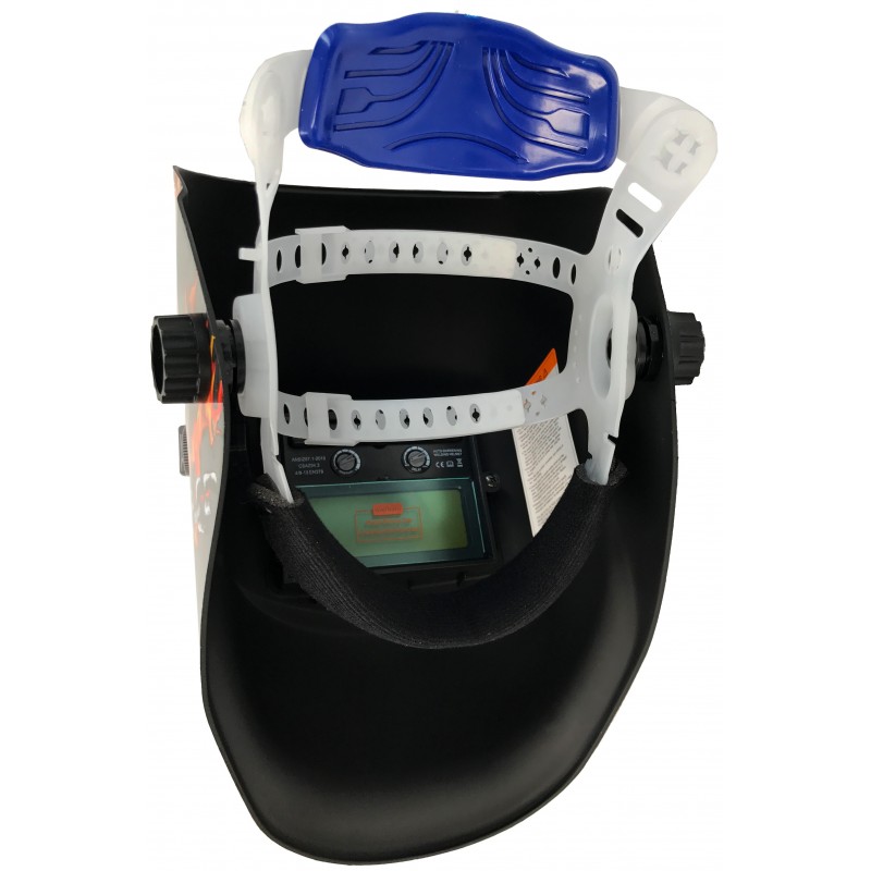 VERKE Svářecí kukla samostmívací s potiskem V75203 - Obrázek 3