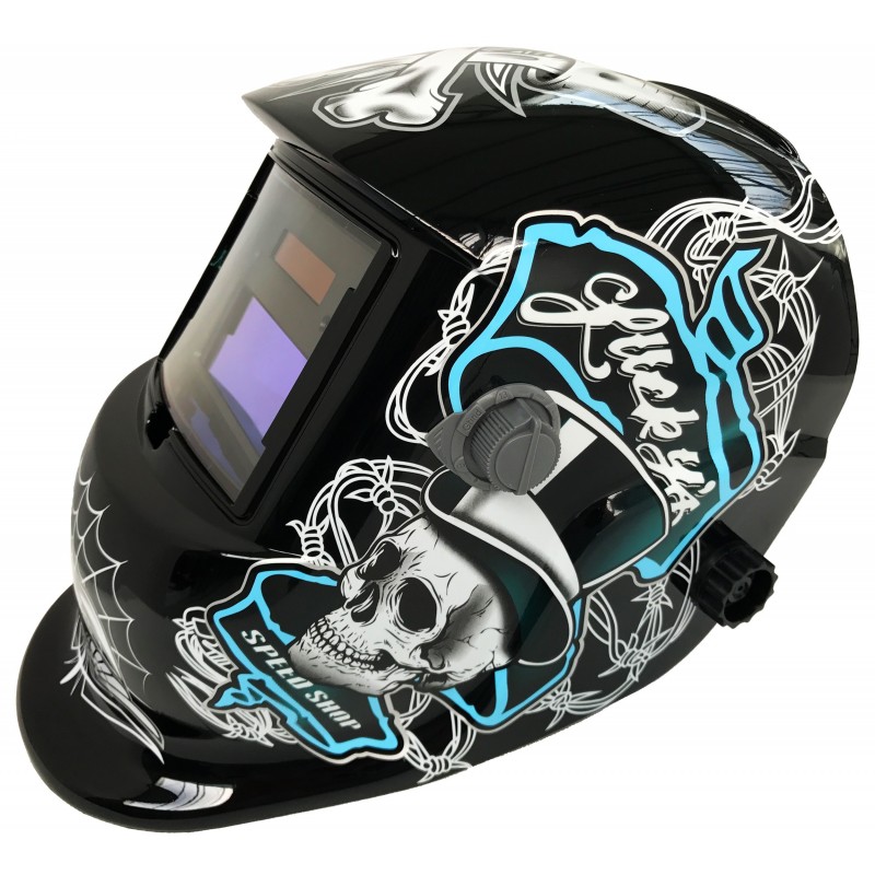 VERKE Svářecí kukla samostmívací s potiskem V75203