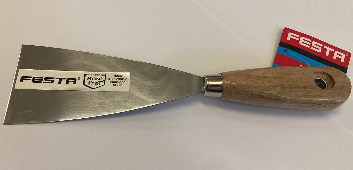 FESTA špachtle 60 nerez, INOX, dřevěná rukojeť, 31471