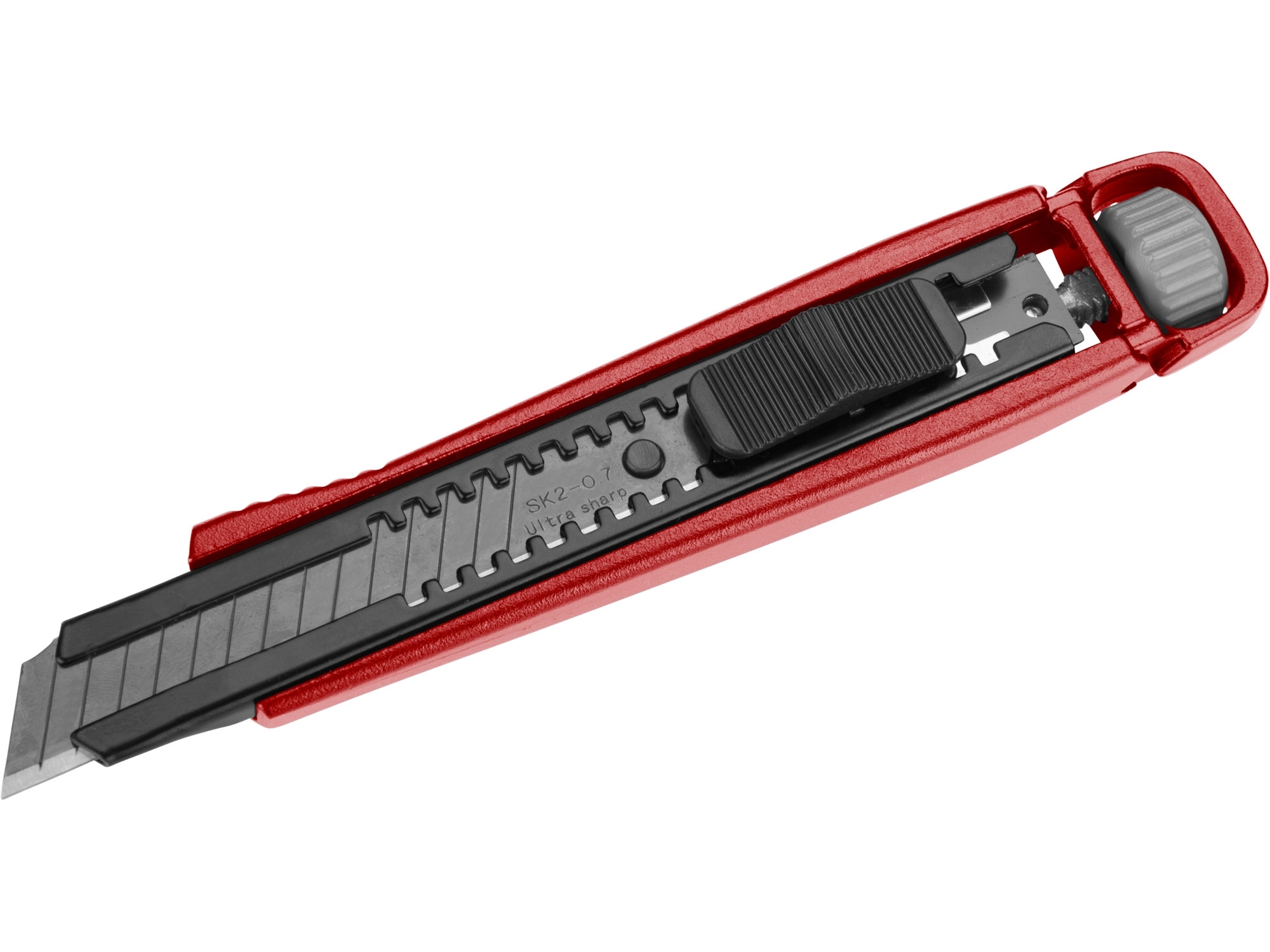 FORTUM Nůž ulamovací 18mm celokovový s výztuhou, Auto-lock, SK2