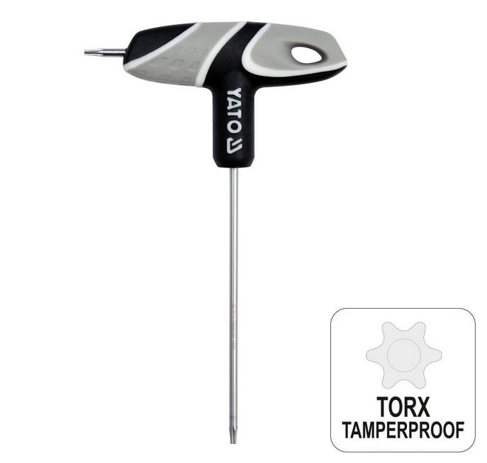 YATO T-klíč šroubovák torx T27, torx s dírkou