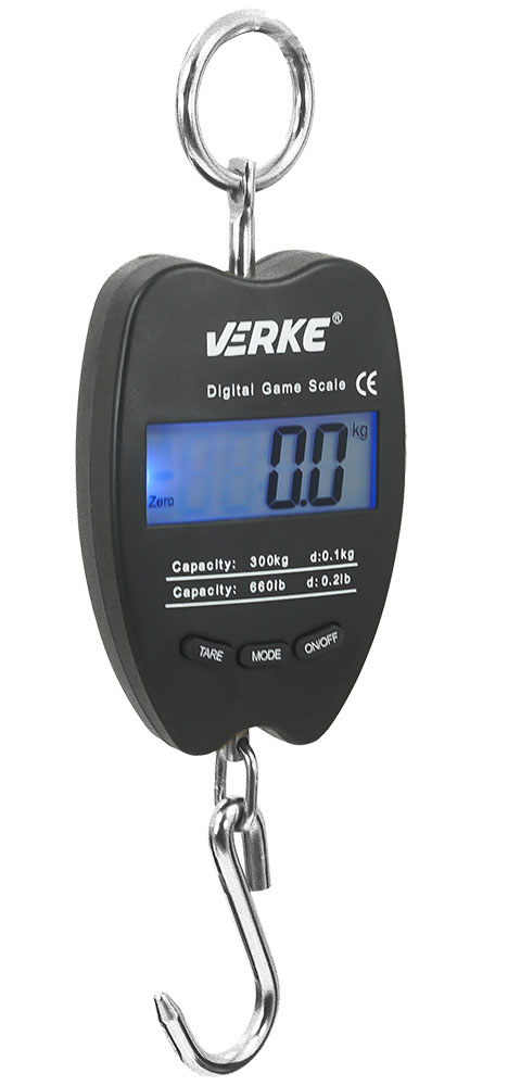 VERKE Digitální závěsná váha s hákem 300kg