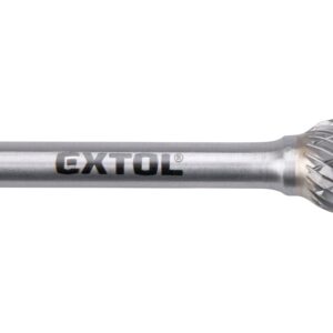 Stopková fréza do kovu, kulová, pr.12mm/stopka 6mm,sek střední(double-cut) 8703735