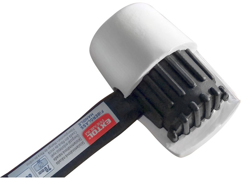 EXTOL PREMIUM palička pryžová bílá, průměr 70mm 8811114 - Obrázek 2