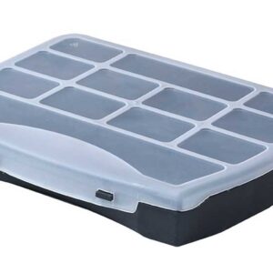 Organizér Domino, plochý, 12 příhrádek, 250 x 200 x 44 mm, Extol Craft