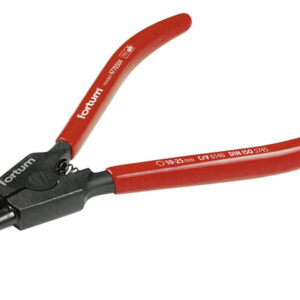 Kleště seeger pro pojistné kroužky  zahnuté vnější, délka 180mm Fortum