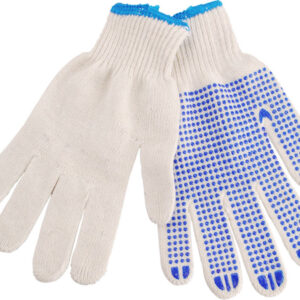 rukavice bavlněné s PVC terčíky na dlani, velikost 10", EXTOL CRAFT