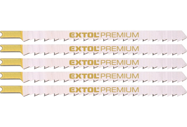 Listy pro přímočarou pilu, úchyt UNIVERZÁL, 126x4,0 na dřevo, rychlý, hrubý řez, HCS