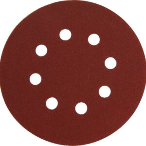 Brusný výsek 125mm s otvory Z 150 se suchým zipem balení 10 kusů Extol Premium