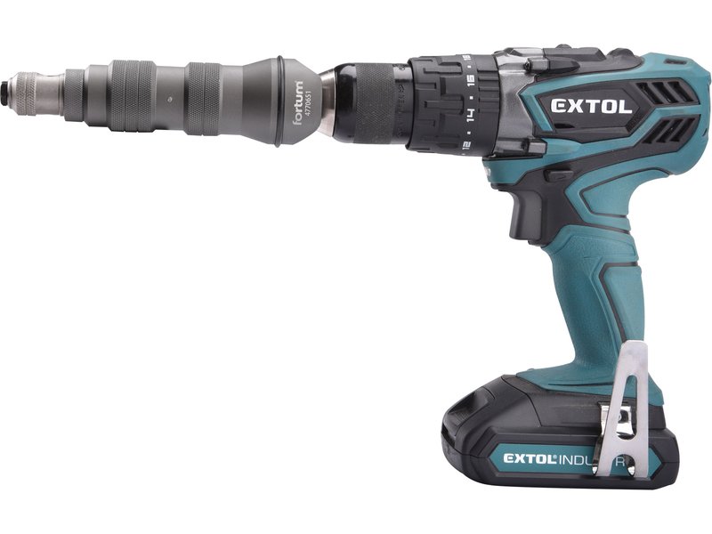 Nýtovací nástavec na vrtačku, pro trhací nýty 2,4-4,8mm, CrMo 4770651 - Obrázek 2