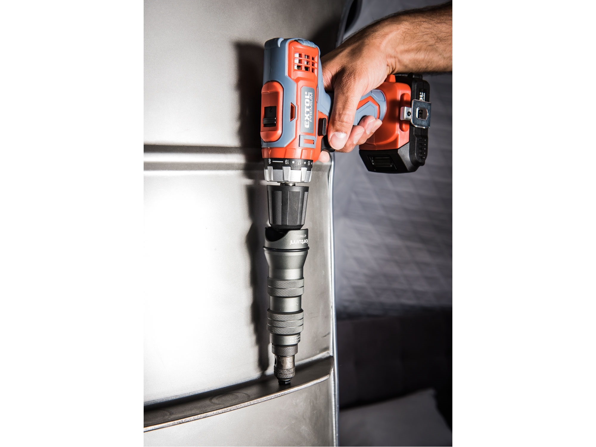 Nýtovací nástavec na vrtačku, pro trhací nýty 2,4-4,8mm, CrMo 4770651 - Obrázek 6