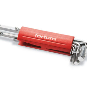 L-klíče imbus, sada 9ks, 1,5-2-2,5-3-4-5-6-8-10mm, S2, FORTUM