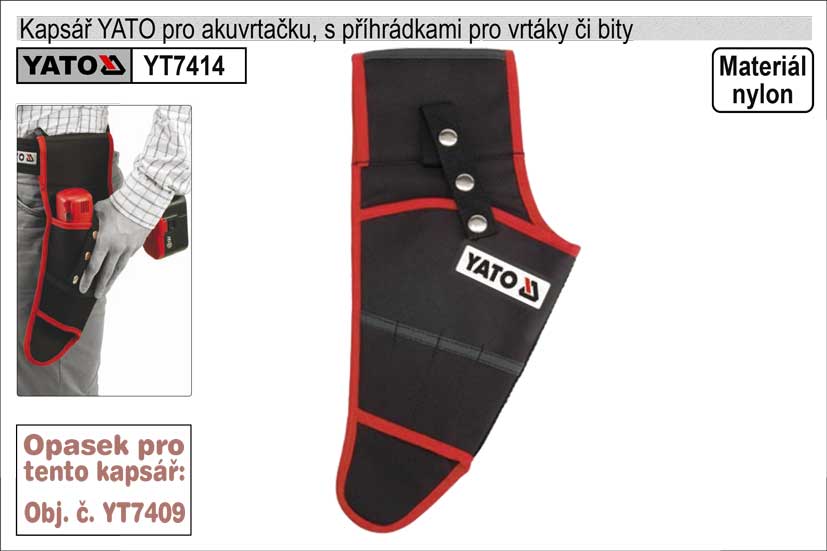Kapsář YATO na vrtačku měkký