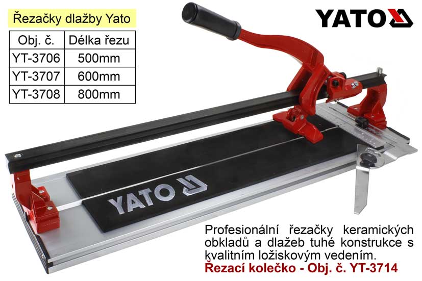 Řezačka na dlažby 800mm - YT3708