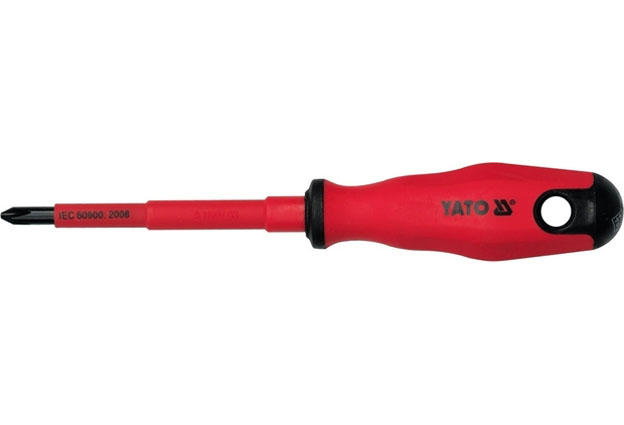 Šroubovák elektrikářský, křížový, PH3, délka dříku 150 mm, VDE, Yato