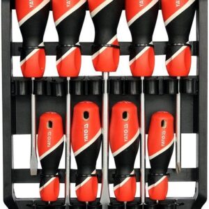 Sada šroubováků 9 ks magnetické CrMo se stojanem