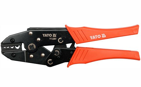 Kleště lisování fastonů a oček 1,5 – 10 mm2 Yato