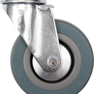 Kolečko otočné, gumové na čep 30kg 75/21/101mm