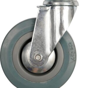 Kolečko otočné, gumové 30kg 75/21/104mm