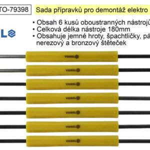 Sada přípravků pro demontáž elektronických součástek