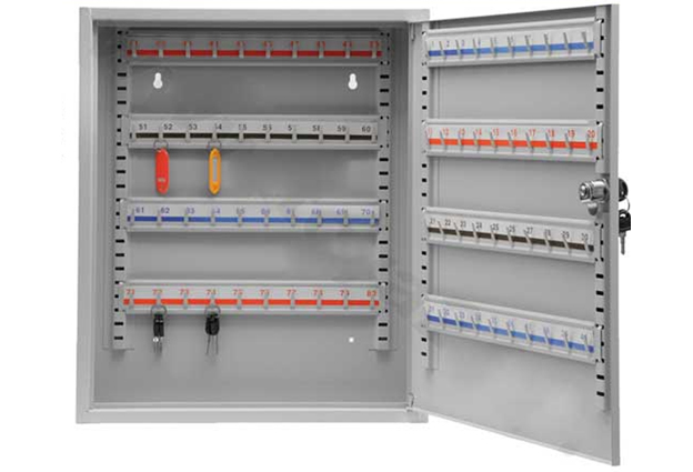 Schránka na klíče, pro 80 klíčů, velikost 450 x 380 x 80 mm, Vorel