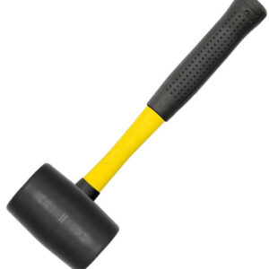 Palička gumová, černá, 1200 g, s laminátovou násadou, 76 mm, Vorel