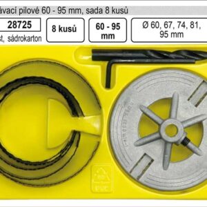 Vrtáky   vyřezávací pilové sada  8 dílů 60-95mm