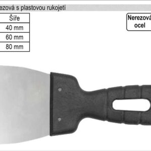 Špachtle nerezová 40mm