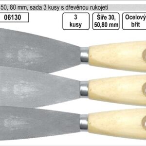 Špachtle Standart  sada 3 kusy 30,50,80mm