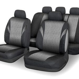 Potahy sedadel sada 9ks POLY šedé AIRBAG