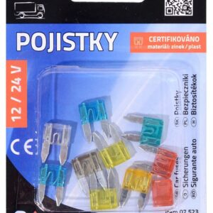 Pojistky nožové MINI 10 ks