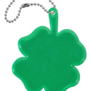 Přívěšek reflexní ČTYŘLÍSTEK - zelený