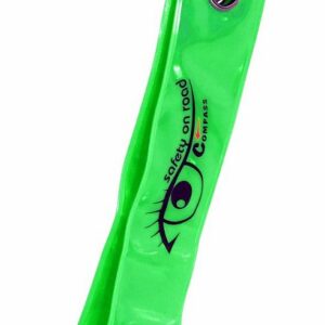 Přívěšek s karabinou reflexní S.O.R. zelený