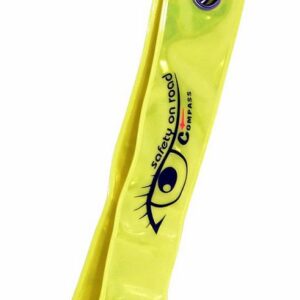 Přívěšek s karabinou reflexní S.O.R. žlutý