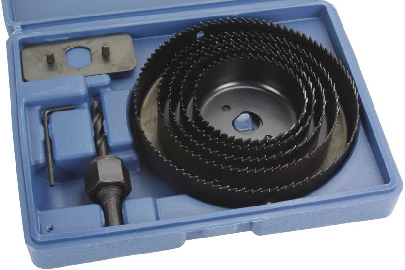 Vrtáky vyřezávací miskové sada 8 dílů 64-127mm Strend Pro 212038 (TO-22571)