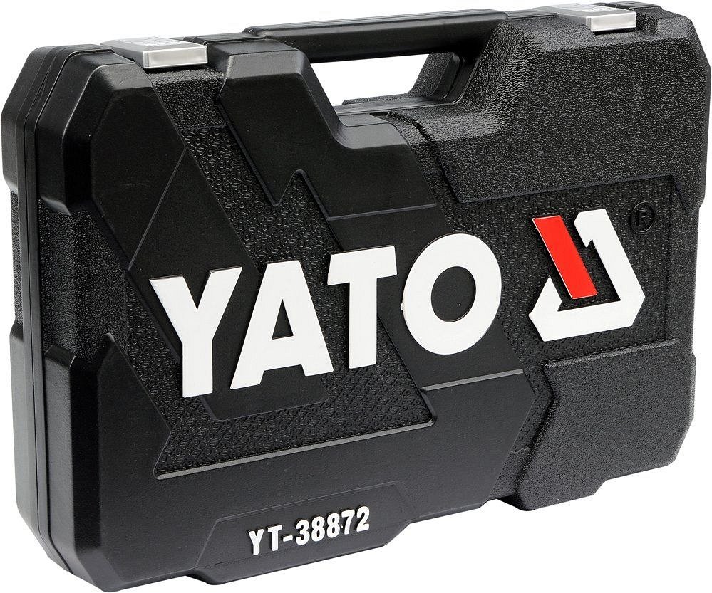 YATO Gola sada 1/2", 3/8", 1/4" + příslušenství 128 ks YT-38872 - Obrázek 3