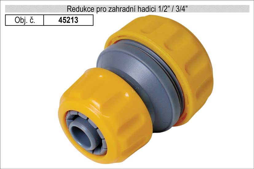 Redukce pro zahradní hadici průměr z 1/2" na 3/4"