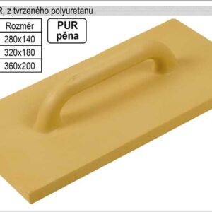 Hladítko PUR z tvrzeného polyuretanu, 320x180mm