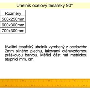 Úhelník tesařský 600x300mm